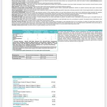 Türk Telekom Haksız Yere Kesilen Mayıs Ayı İnternet Faturası