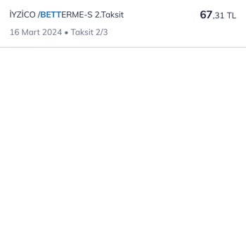 Betterme İzinsiz Karttan Para Çekiyor