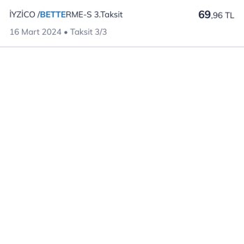 Betterme İzinsiz Karttan Para Çekiyor