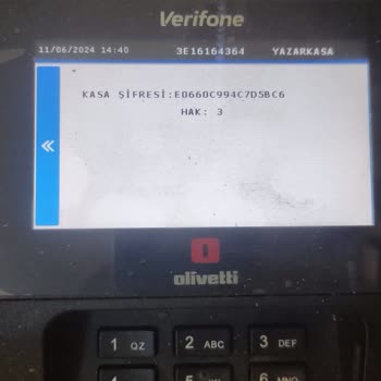 Verifone Olivetti Mx 915 Şifre İstiyor