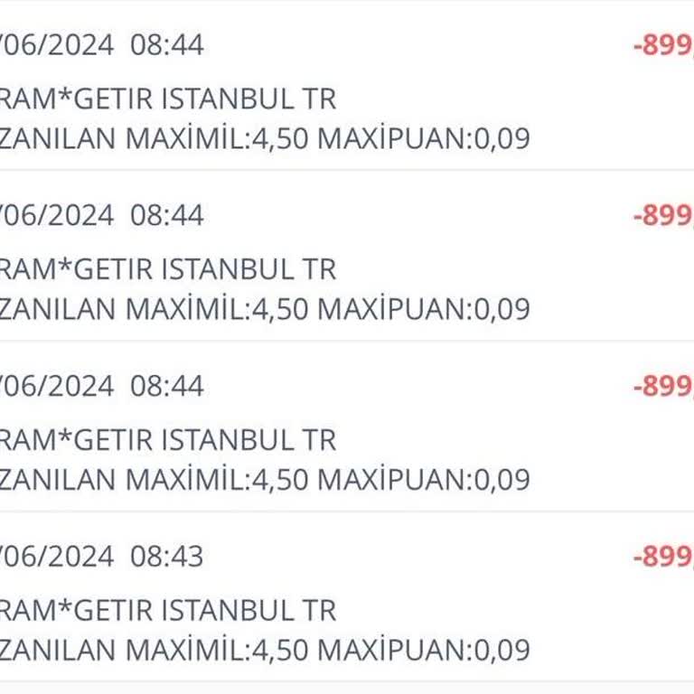 Getir Aynı Ücreti 4 Kere Çekti!