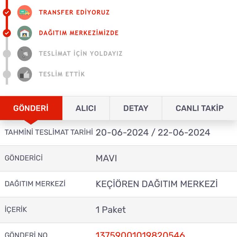 KARGOMsende Kargom Teslim Edilmiyor.