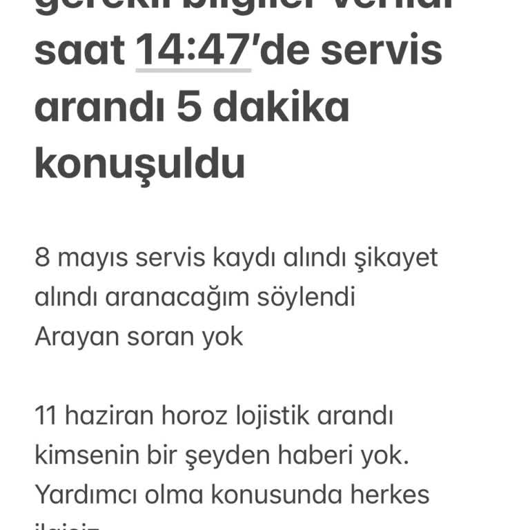 Horoz Lojistik Çözüme Ulaşmayan Yataş Baza Sorunu