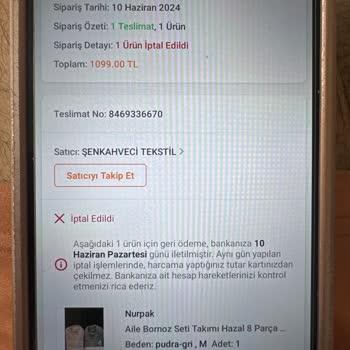 Trendyol Haksız Ürün İptali