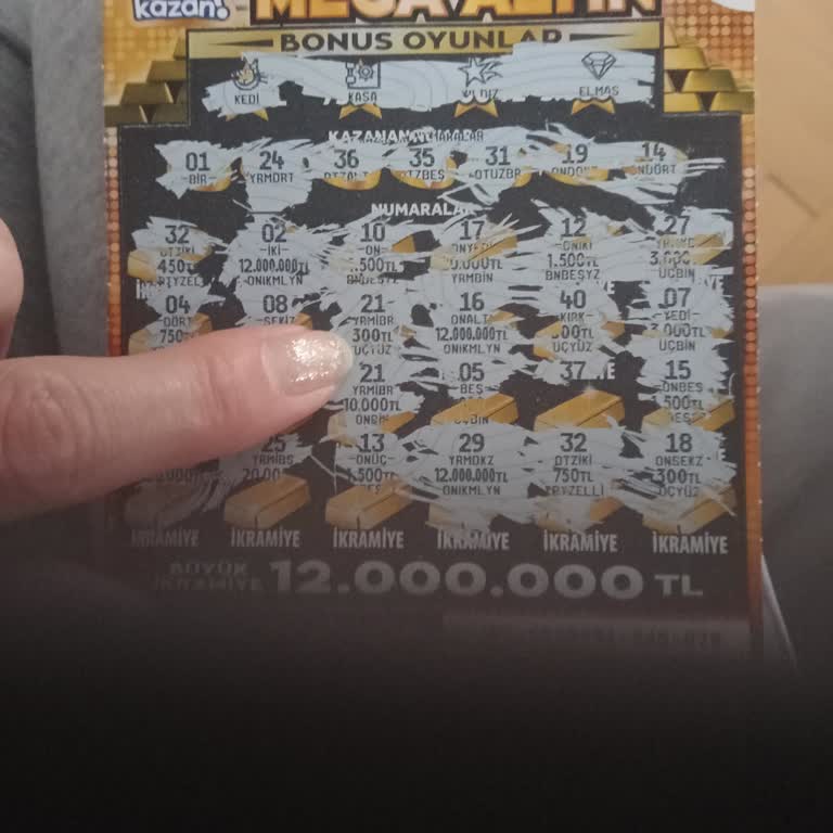 Kazı Kazan Biletinde Tekrarlanan Numara Sorunu