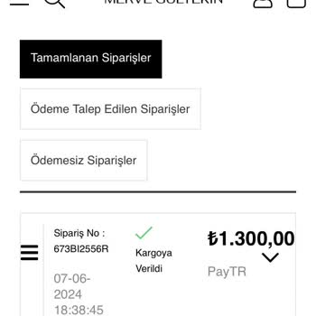 Merve Gültekin İptal Olan Siparişlerin Yapılmayan Para İadesi,