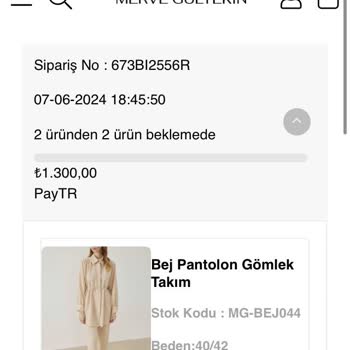 Merve Gültekin İptal Olan Siparişlerin Yapılmayan Para İadesi,