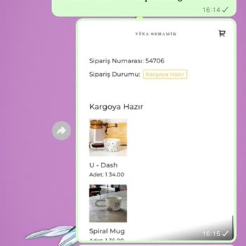 Vina Seramik 3 Aydır Kargomu Yollamıyor