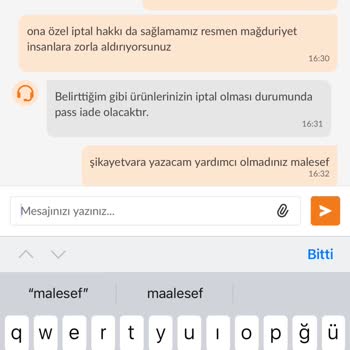 Trendyol Pass İptal Edilmiyor