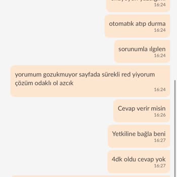 Trendyol Müşteri Temsilcisi Alay Ederek Chati Yüzüme Kapattı