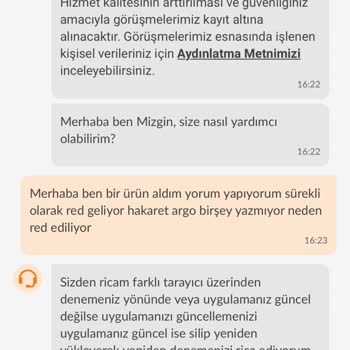 Trendyol Müşteri Temsilcisi Alay Ederek Chati Yüzüme Kapattı