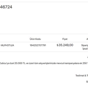 Gürgençler Apple Partneri Kargoya Ürünleri Vermiyor.
