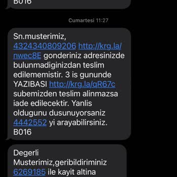 Aras Kargo İzmir Torbalı Yazıbaşı Şubesinden Şikayetçiyim