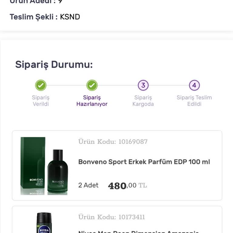 Gratis Siparişim Hala Kargoya Verilmedi!