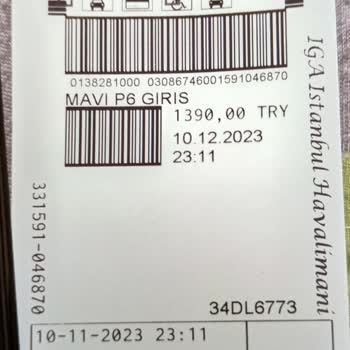 İGA İstanbul Havalimanı Car Parking Over Payment By Staff.