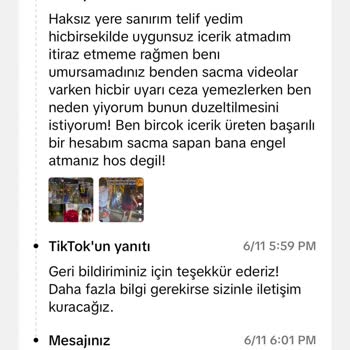 TikTok'da Yapmadığım Bir Şeyden İhlal Yiyip Video Atamama Sorunu