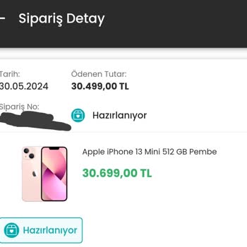 EasyCep Teslim Edilemeyen Ürün