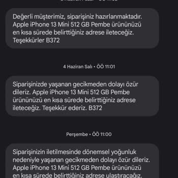 EasyCep Teslim Edilemeyen Ürün
