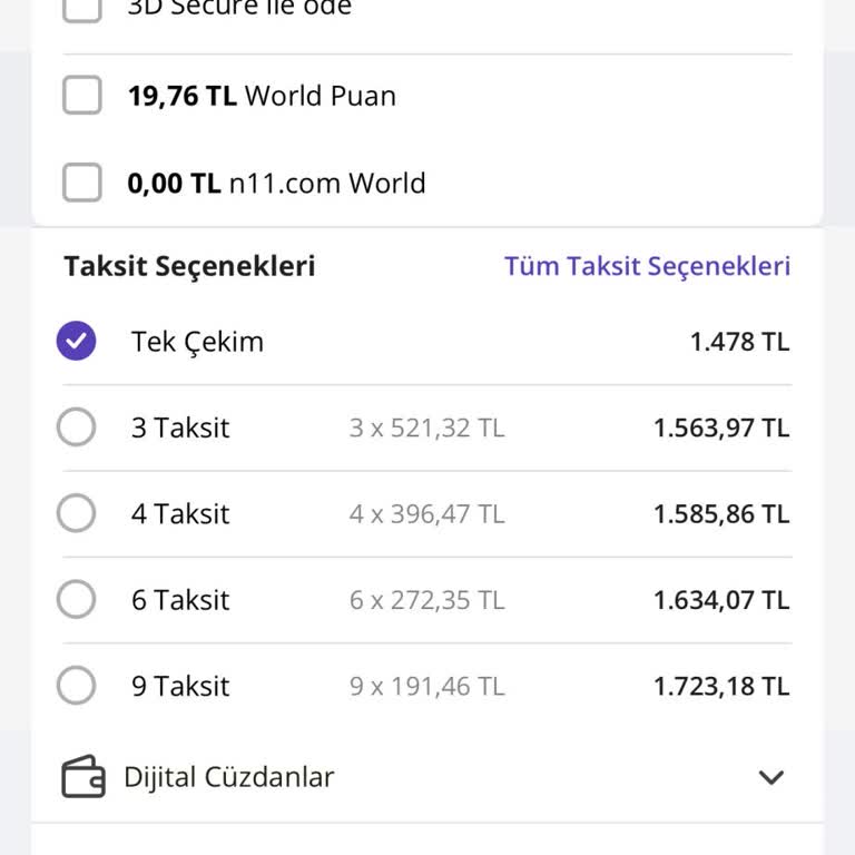 N11 Vade Farksız İşlem Sorunu