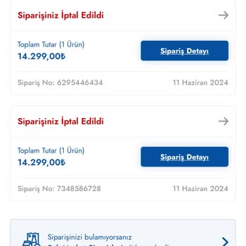 Şok Market Siparişimi Bilgim Dışında İptal Etti