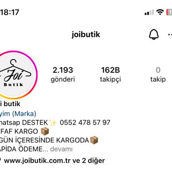 Joi Butik Asla Geri Dönmüyor
