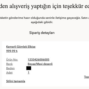 H&M Fiyat Güncellemesi Mağduriyeti
