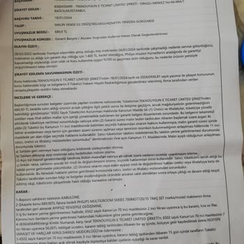 Teknouygun (hesaplimagaza) Teknouygun Firması Tüketici Mahkeme Kararına Rağmen Değişim Yapmıyor