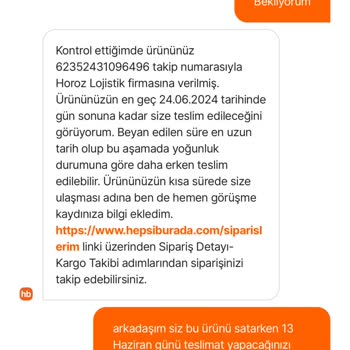 Hepsiburada Teslimat Gecikmesi/Koca Bir Hüsran!
