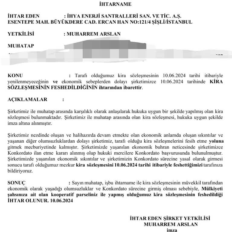 İhya Enerji Tarlası İhya Enerji İflas Etti