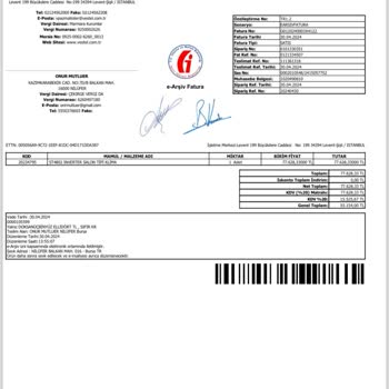 Vestel Salon Tipi Klima