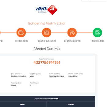Aras Kargo Teslimatı Yanlış Kişiye Teslim Edilmiş