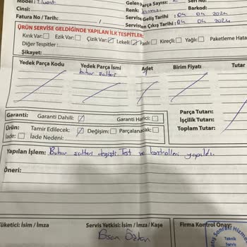 Schafer Kettle Servis Sorunsalı