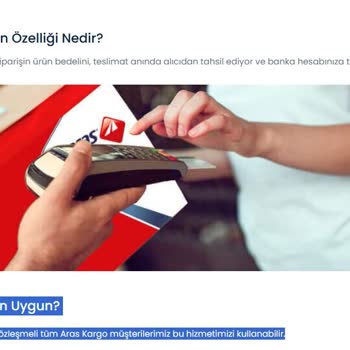 Aras Kargo Aras Kapıda Ödeme Ürünü Kontrol Ettirmeden Ödeme Alıyor.