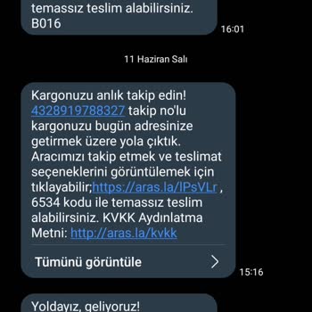 Aras Kargo'nun Kargomu Getirmemesi