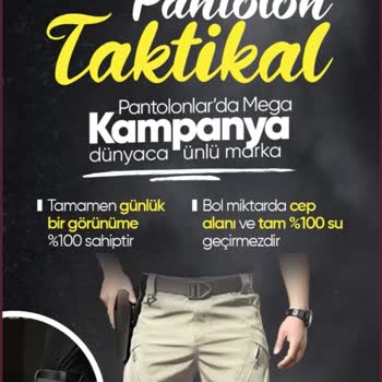 Taktik Pantolon Firması Ve Ayıbı