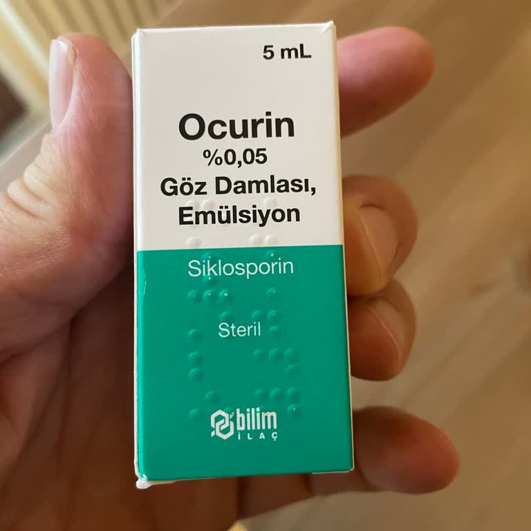 Bilim İlaç Ocurin Şişesinde Eksik Hacim Ve Bozuk Damlatma Özelliği