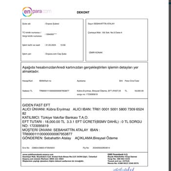 Dekortif Güven Sorunu Ve Eksik Ürün Teslimatı