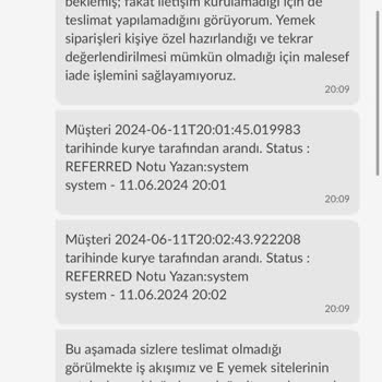Trendyol Yemek Kurye İnisiyatifi Ve Sipariş İptali