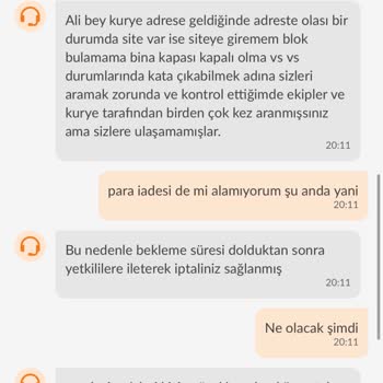 Trendyol Yemek Kurye İnisiyatifi Ve Sipariş İptali