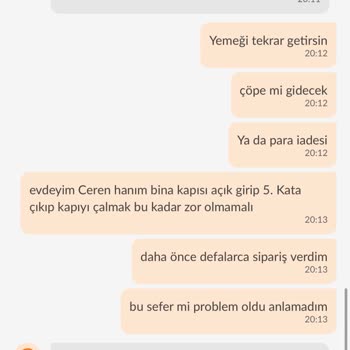 Trendyol Yemek Kurye İnisiyatifi Ve Sipariş İptali