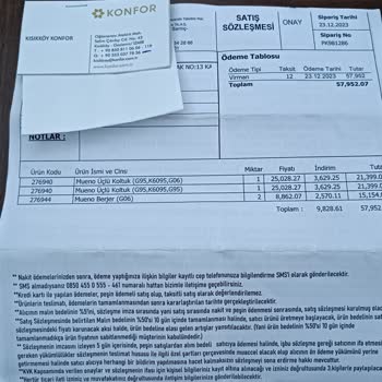 Konfor Mobilya Teslimat Gecikmesi Zamana Ve Verilen Sözlere Uyulmaması