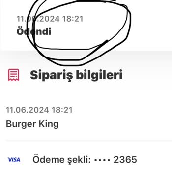 Burger King'de İptal Edilen, Ama Haber Verilmeyen Sipariş