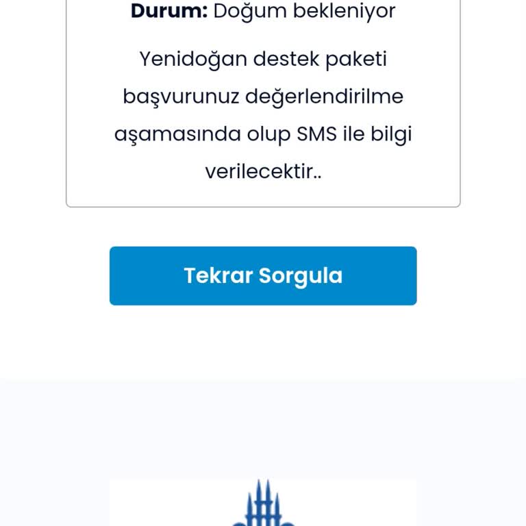İBB - İstanbul Büyükşehir Belediyesi Yeni Doğan Desteği