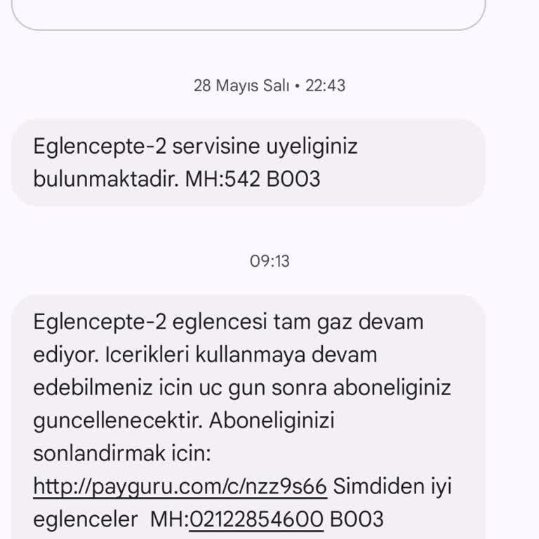 Eğlen Cepte Mobil Uygulama Ücretlendirmesi Hakkında Acil Yardım Talebi