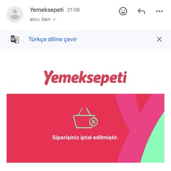 Yemeksepeti Sisteme Girilen Yalan Saat Bilgisi