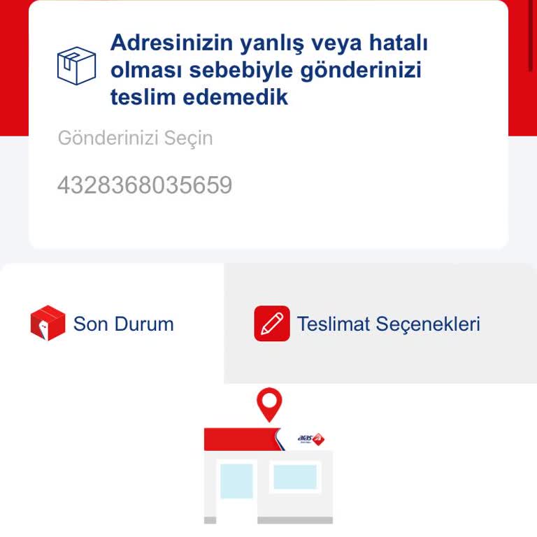Aras Kargo Adres Hatası Nedeniyle Teslim Edilemeyen Kargo Sorunu