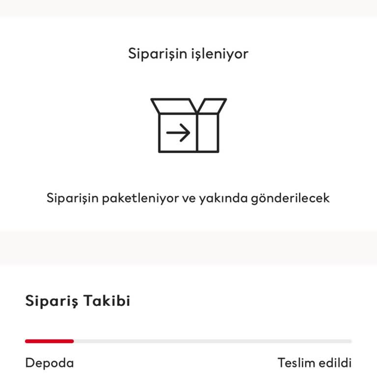 H&M Günlerdir Kargoya Verilmeyen Alışveriş