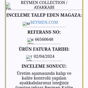 Beymen Ayakkabıda Kalite Sorunu Ve İade Talebinin Reddi.