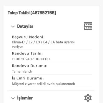 Arçelik Gerçek Dışı Beyan, Hizmet Eksikliği