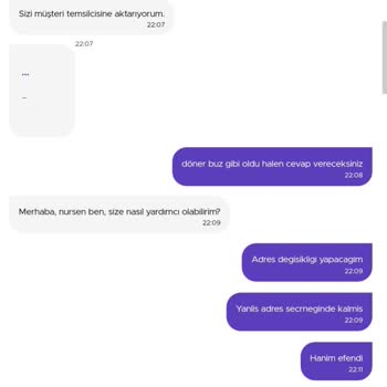 Getir Müşteri Temsilcileri, İlgisizlik